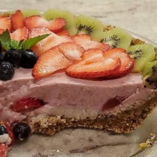 Two - layer strawberry tart